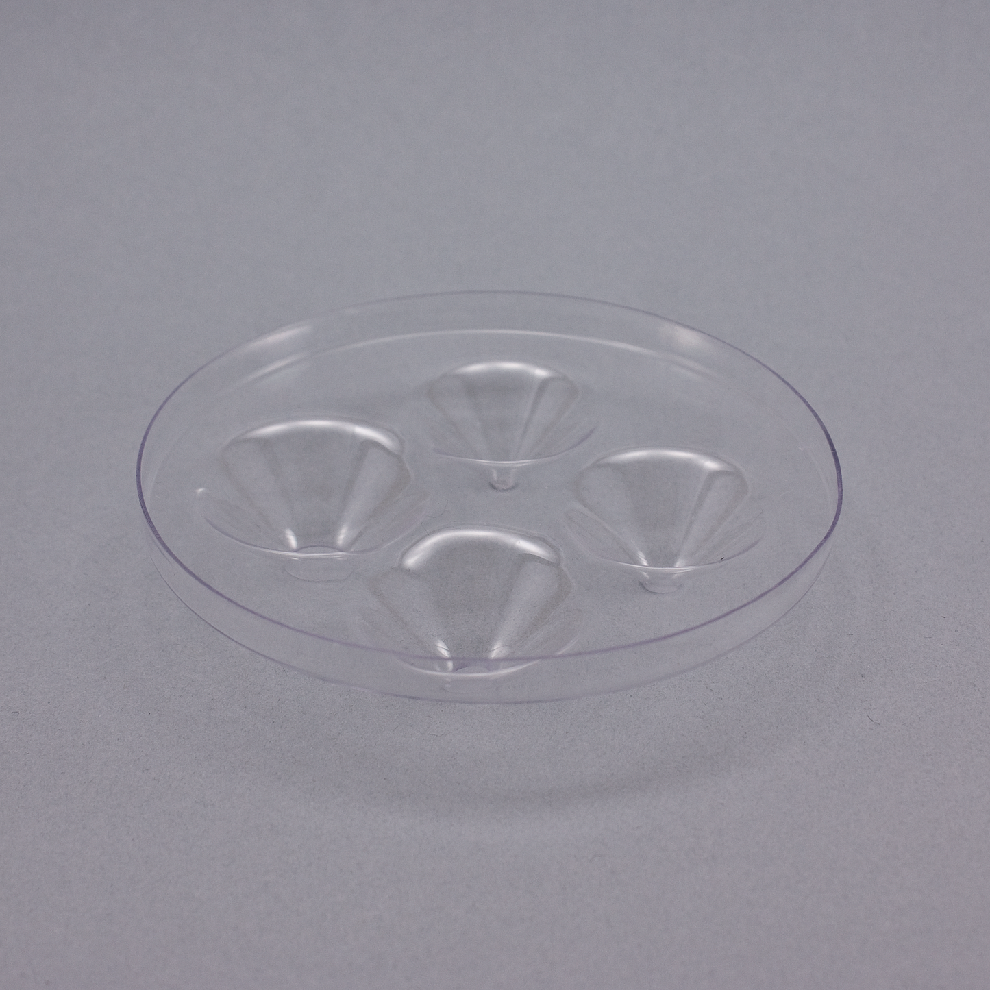 Cryosurgical Lexan Disk with 4 Holes-3.5, 5.5, 8, 10.5mm