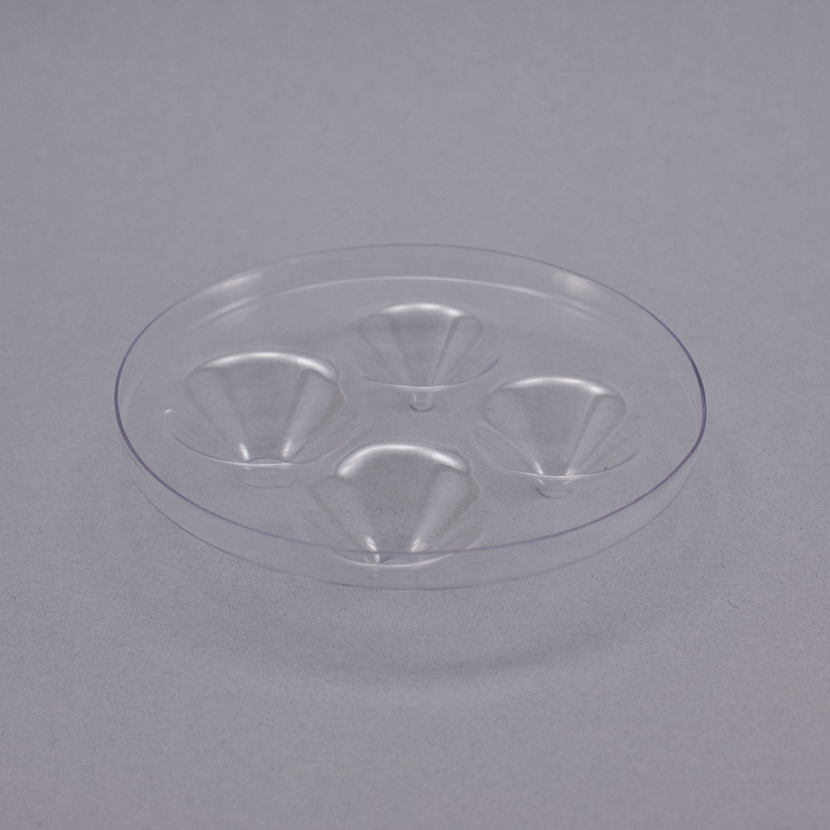 Cryosurgical Lexan Disk with 4 Holes-3.5, 5.5, 8, 10.5mm