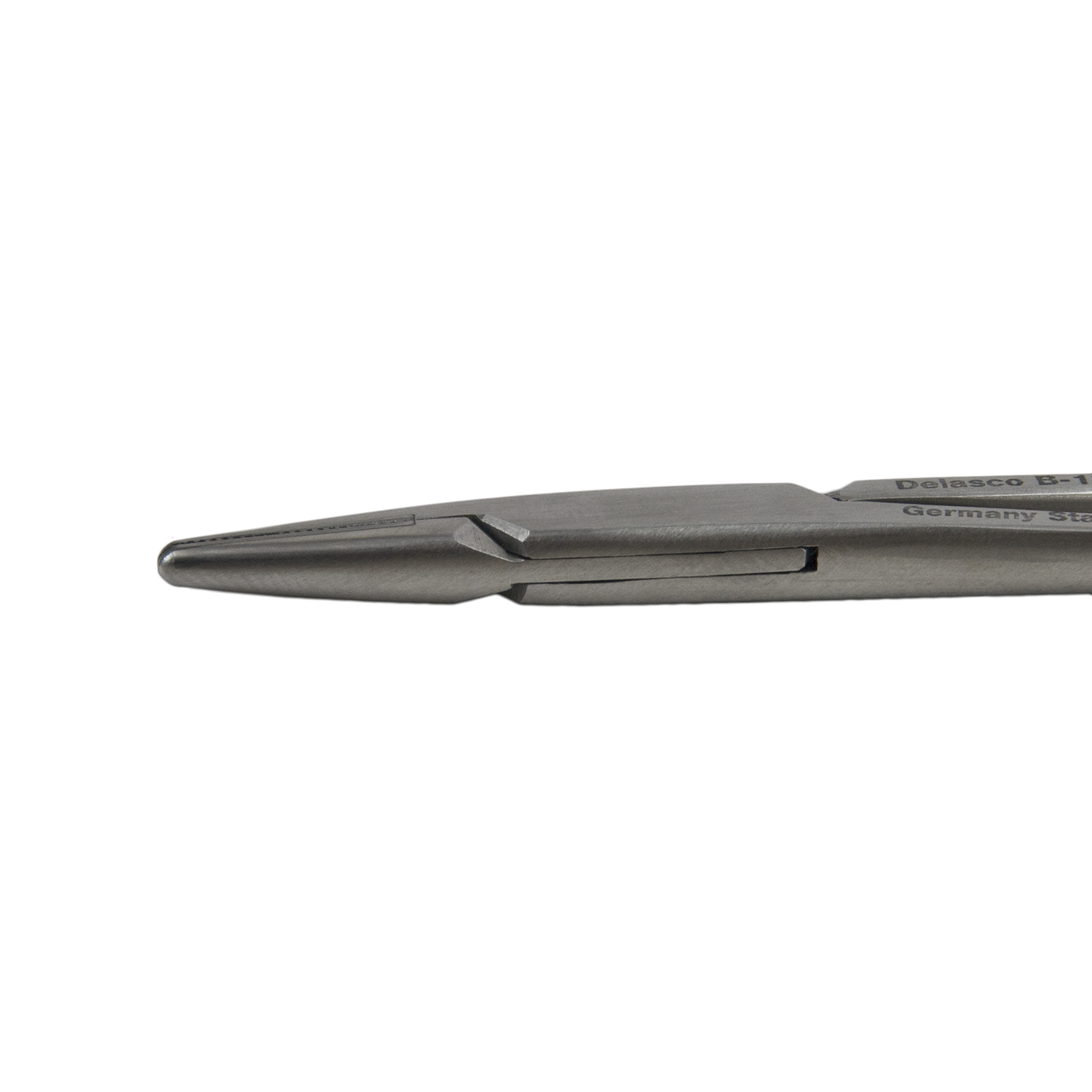 Delasco B-13CS Baumgartner Needle Holder 5.5 in Straight 2 Mm Serrated Tungsten Carbide
