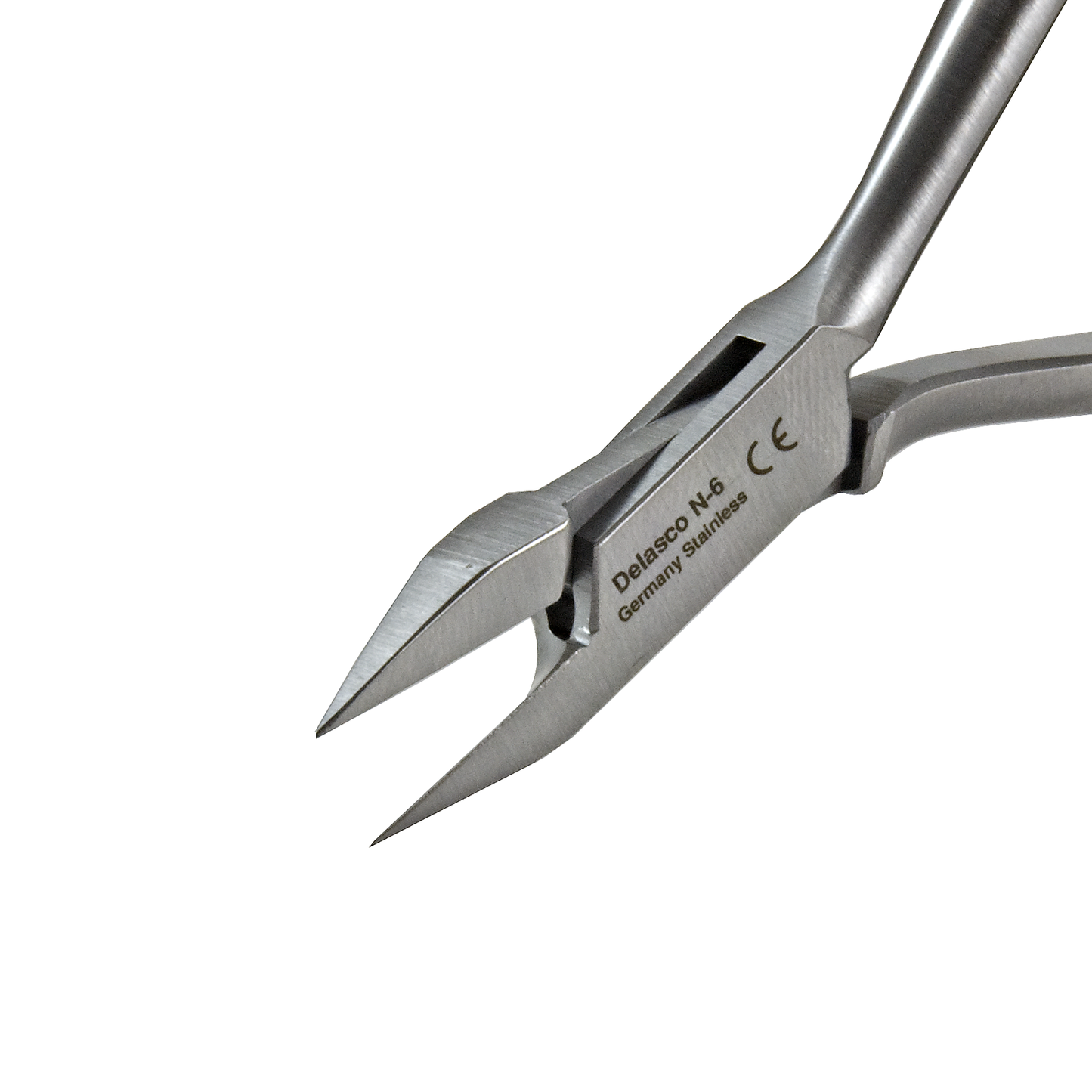 Delasco N-6 Nail Nipper 4 1/2", Straight Jaws, Double Spring, Delicate, Stainless Steel