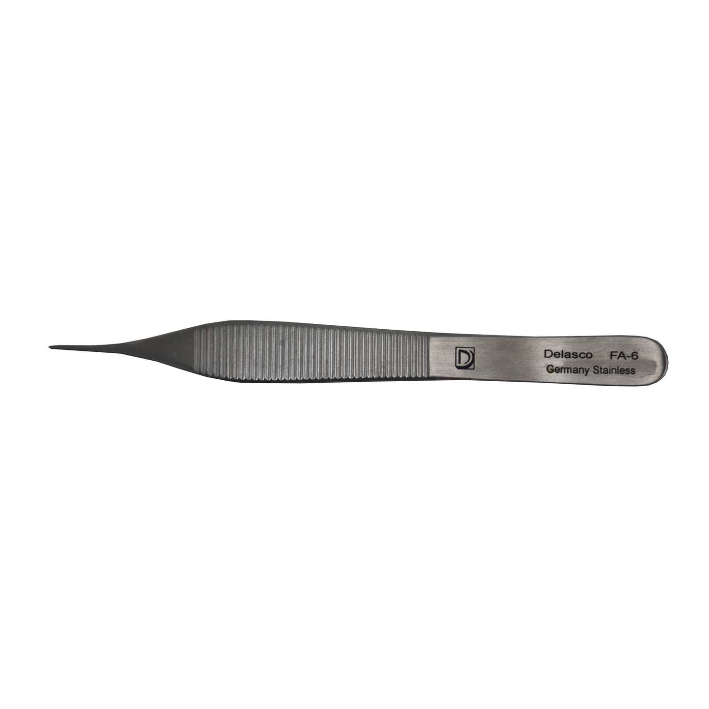 Delasco FA-6 Micro-Adson Forceps 4.75 in Straight 1mm 1x2 Teeth
