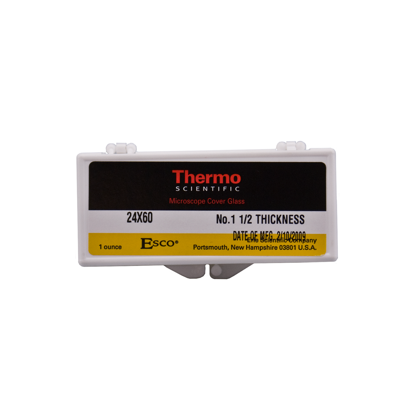 Erie Esco Cover Slips 24 mm x 60 mm