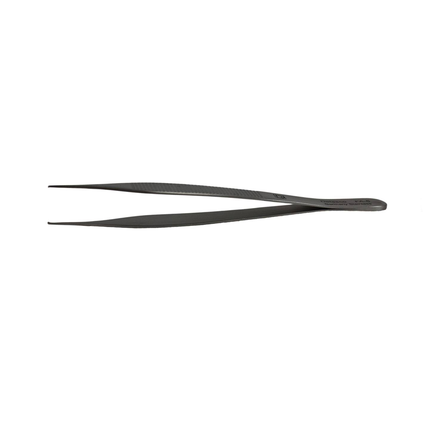 Delasco FA-6 Micro-Adson Forceps 4.75 in Straight 1mm 1x2 Teeth