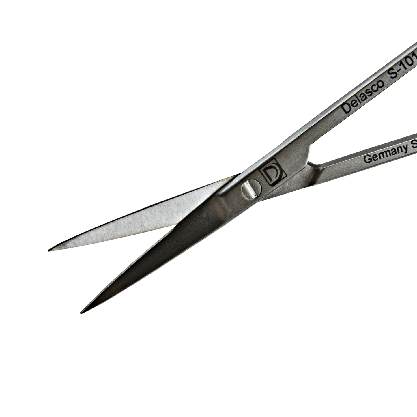 Delasco S-101 Oliver Suture Applying Scissors (11.5cm) 4 1/2", Sharp/Sharp Tips, Straight, Stainless Steel