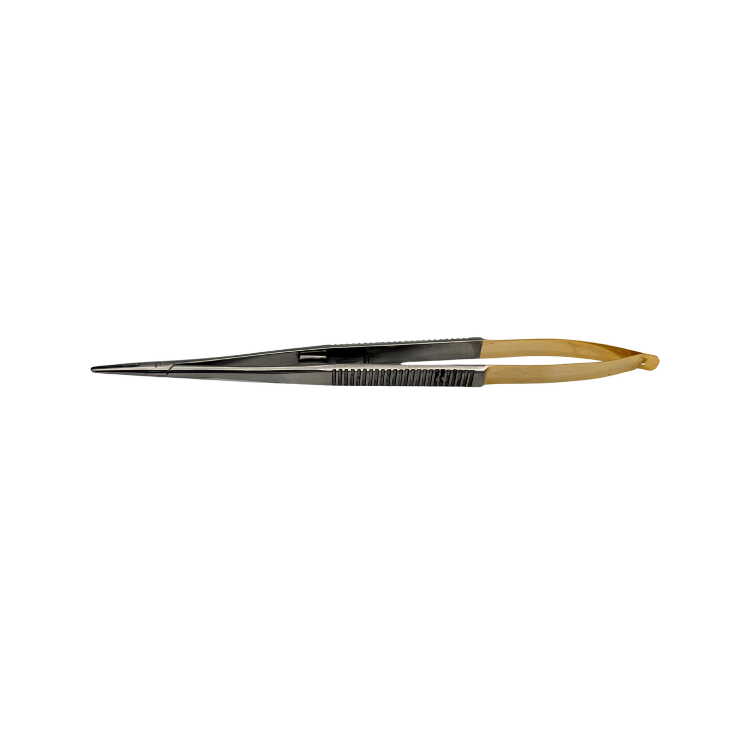Castroviejo Needle Holder 7 in, STR W/lock, Serrated, TC