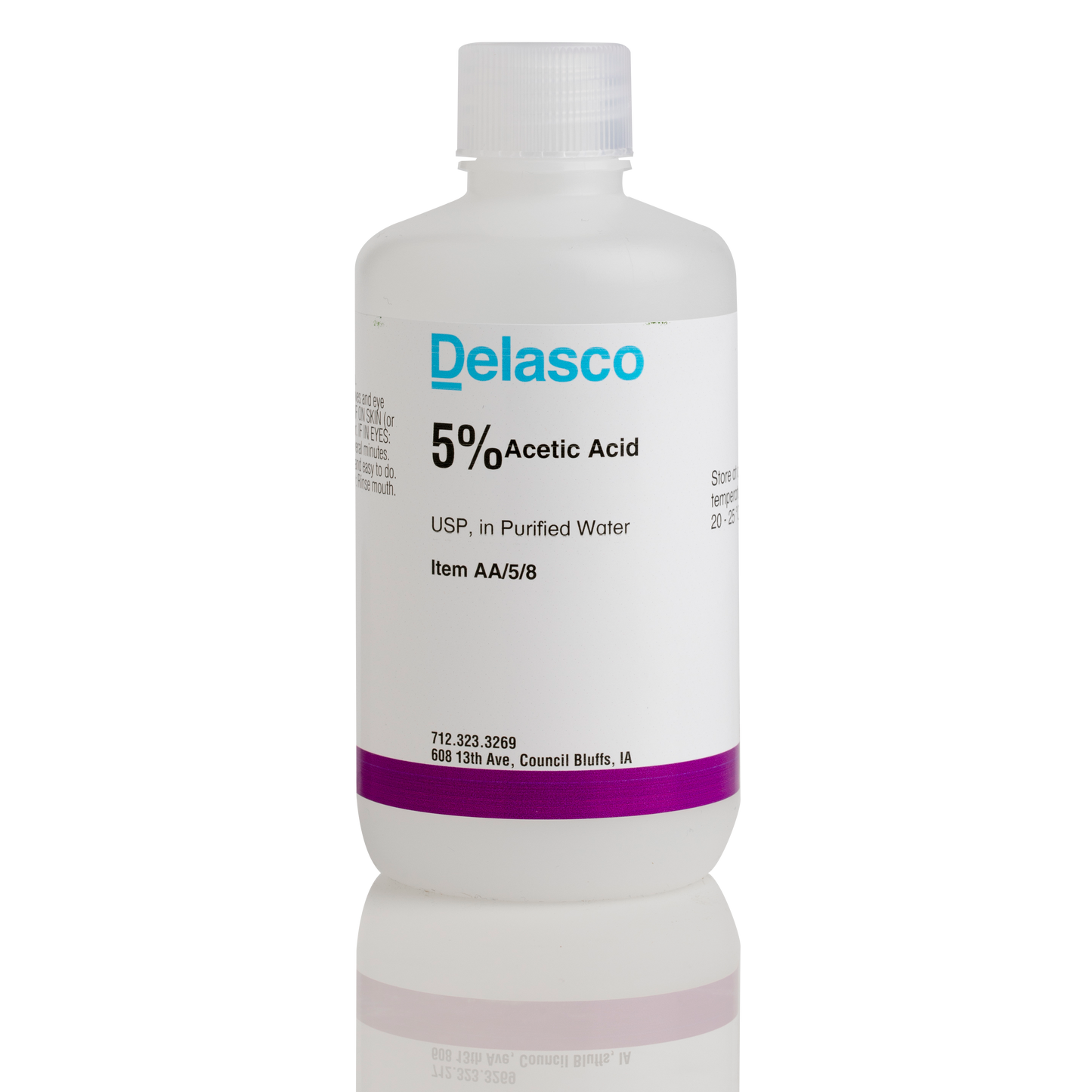 Delasco AA/5/8 Acetic Acid 5% 8 oz