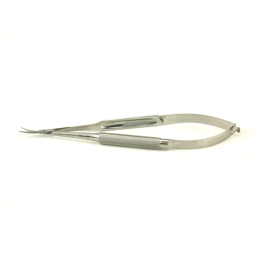 Delasco MS-145C Micro Scissors 6 in Curved 12mm Long Jaw