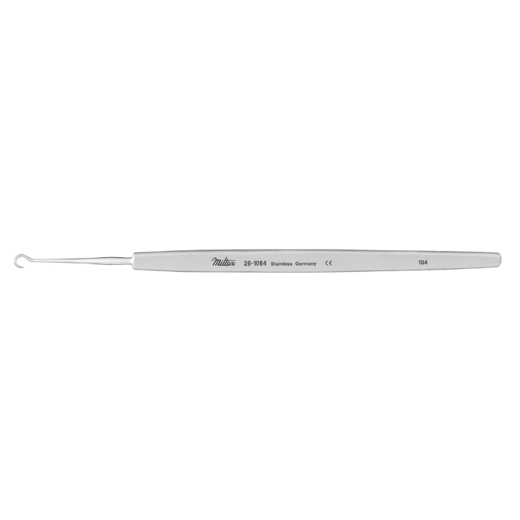 Miltex 26-1084 Frazier Skin Dura Hook 5 in 3.5mm Diameter. Single, Sharp