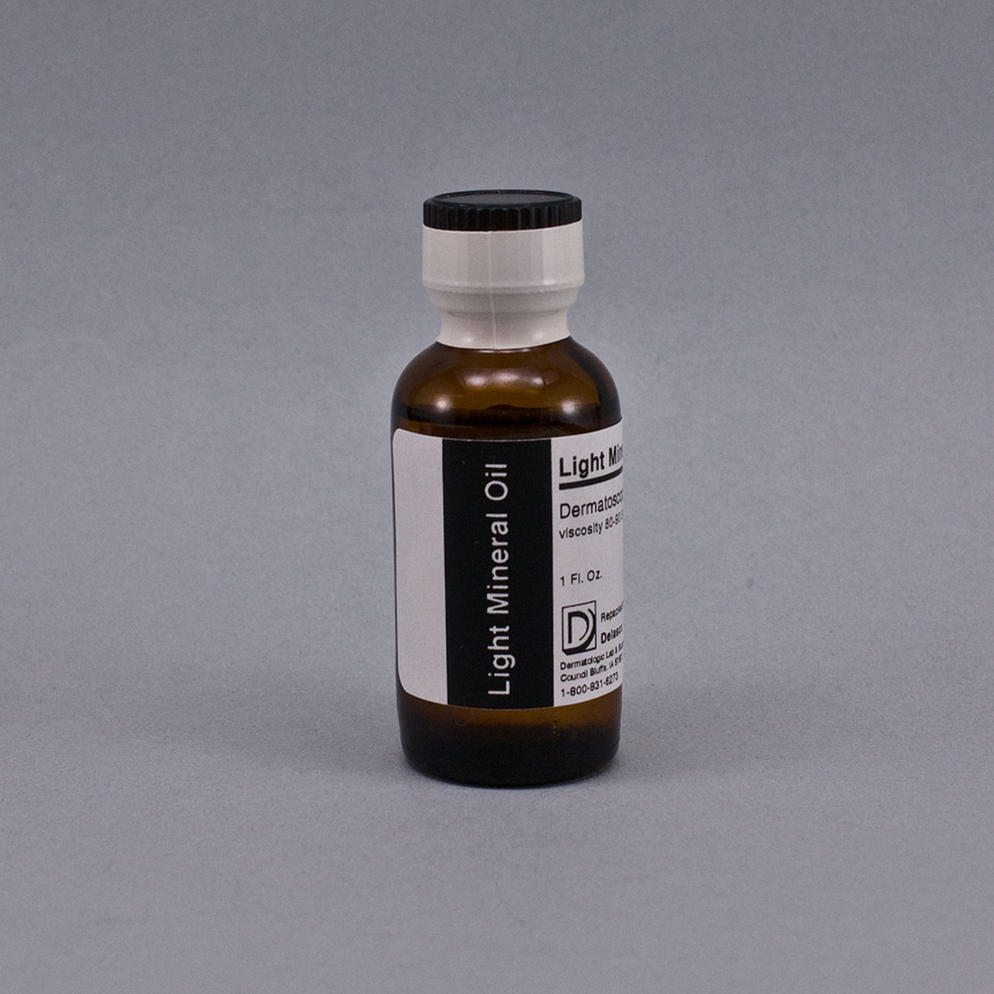 Delasco 910H Dermatoscopy Oil with dropper, 1 oz