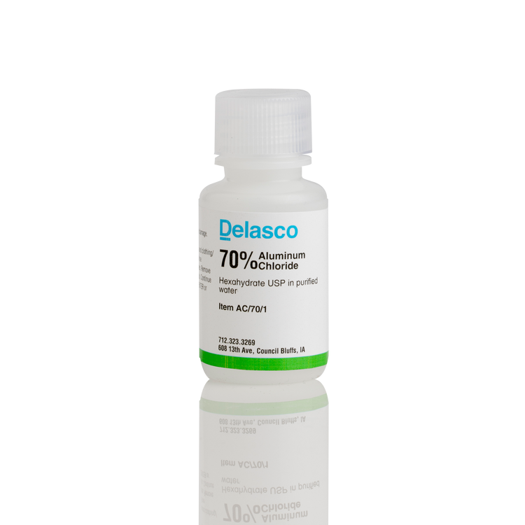 Delasco AC/70/1 Aluminum Chloride 70% in Water 1 oz