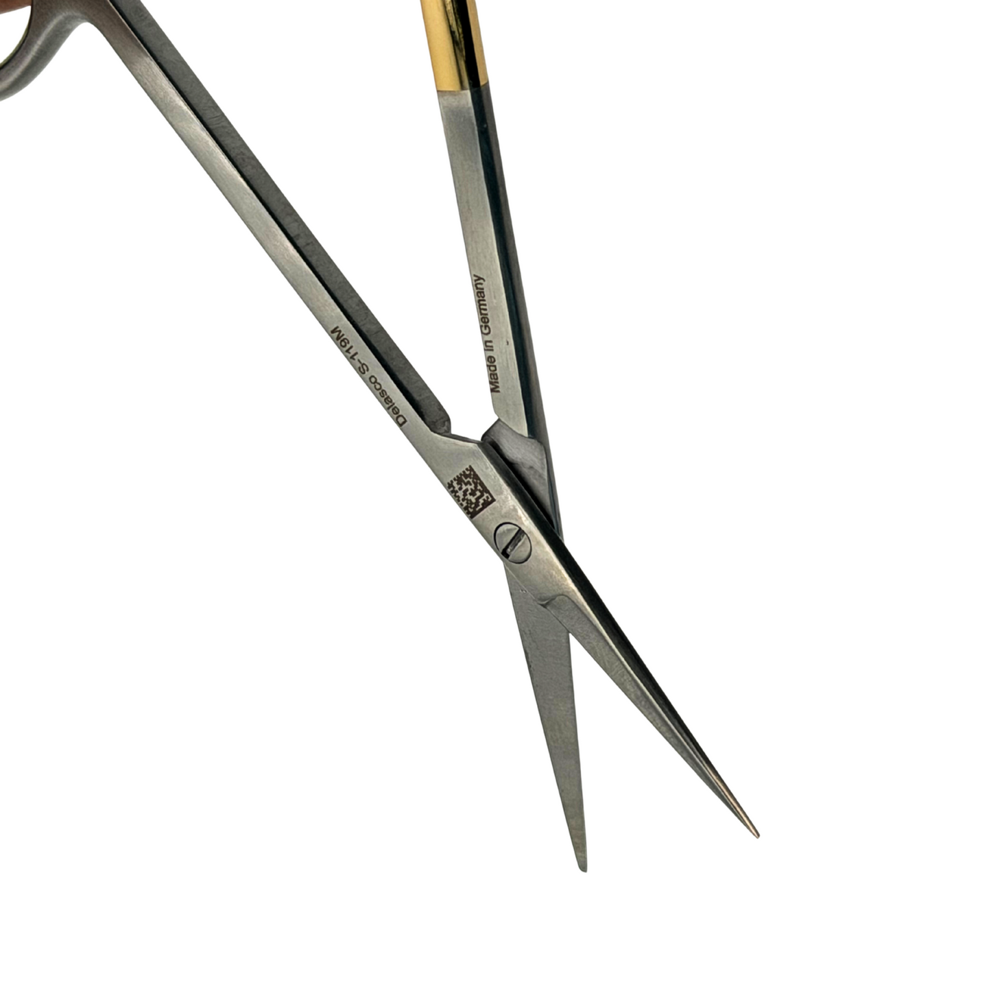 Dextra Straight Iris Scissors, 4 1/2 in, S/B, Straight, Super-Cut