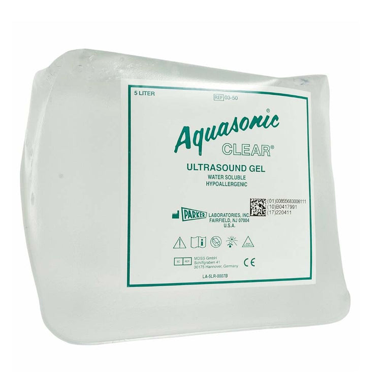 Parker 03-50 Aquasonic Clear Ultrasound Gel, 5 L