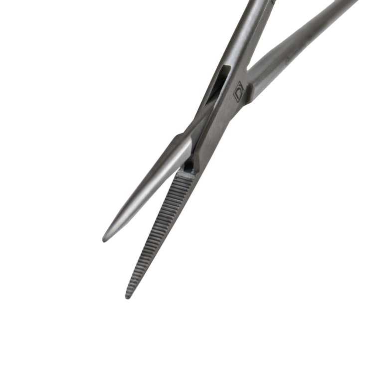 Delasco H-123 Micro-mosquito Hemostat, 4 3/4", Straight, Fine