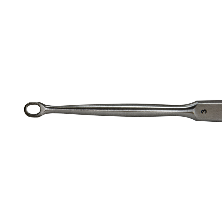 Delasco FC-3 Fox Curette 5.5 in Straight 2.9mm X 4mm Oval