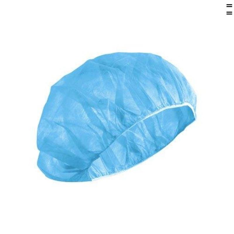 24" Bouffant Cap, Blue, 100 per Box