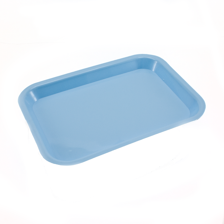 Plasdent Set-Up Tray Small Flat, Blue
