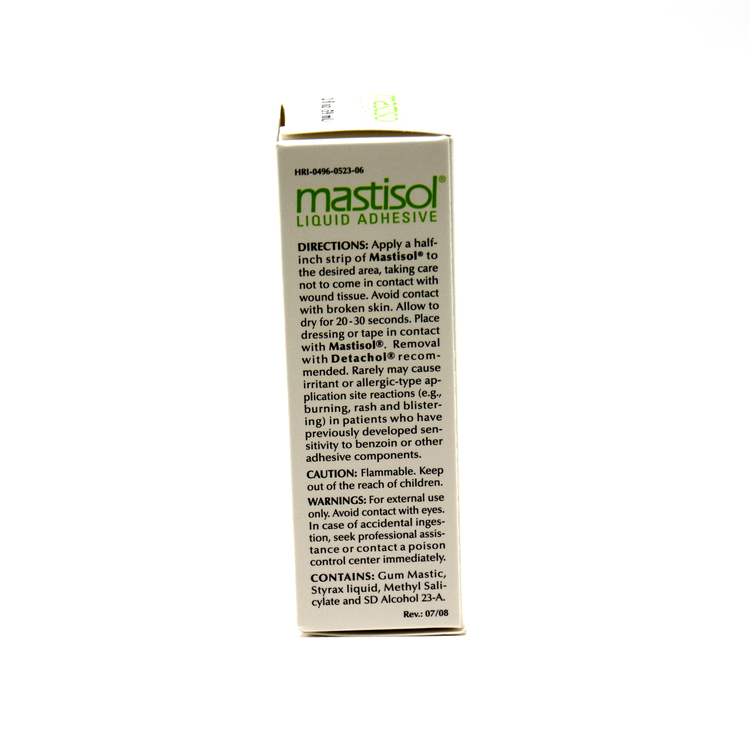 Eloquest 0496-0523-06 Mastisol Liquid Adhesive with Dispenser Cap, 2 fl oz