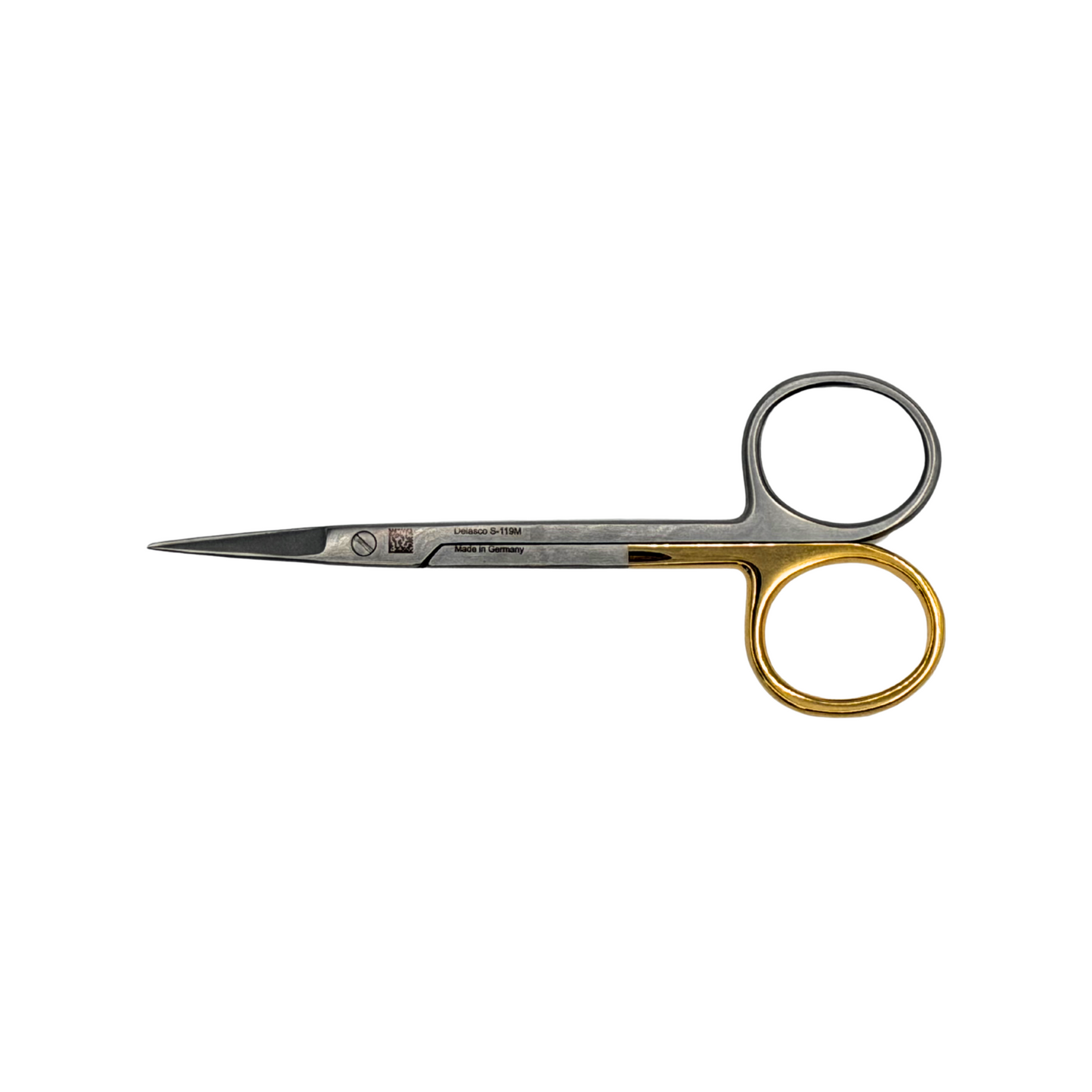 Dextra Straight Iris Scissors, 4 1/2 in, S/B, Straight, Super-Cut