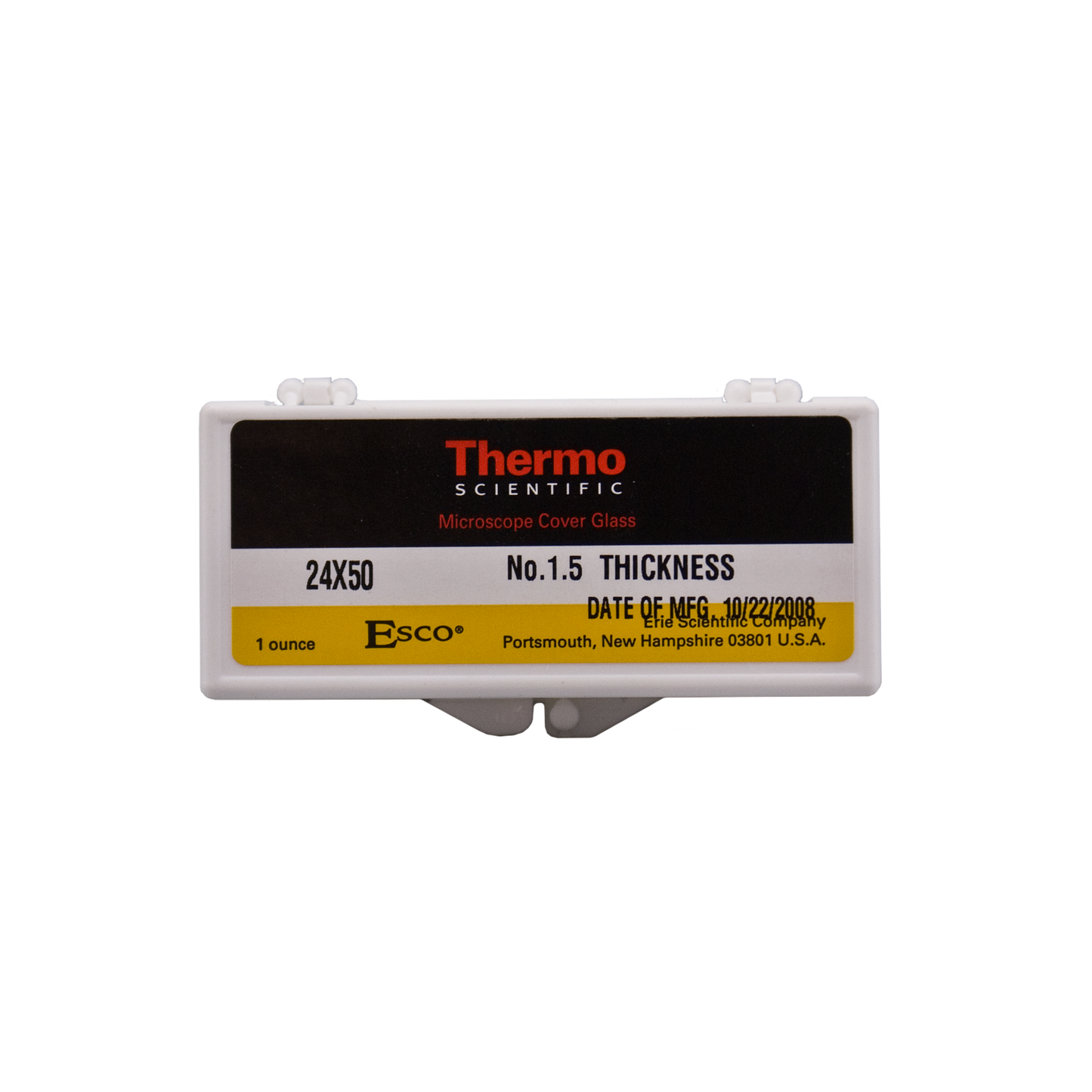 Erie Esco Cover Slips 24 mm x 50 mm