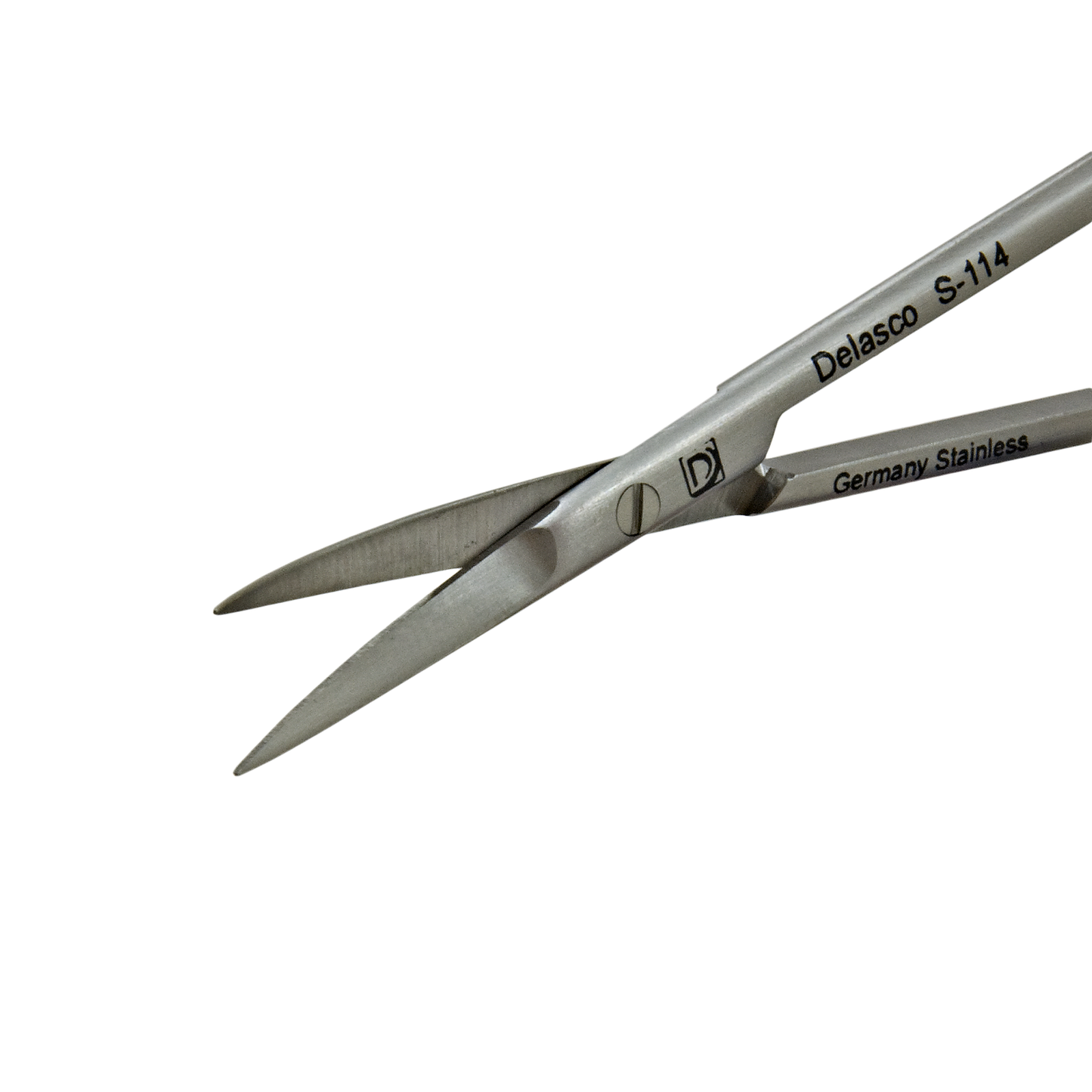 Delasco S-114 Iris Scissors 4 in Curved 20mm Sharp/Sharp