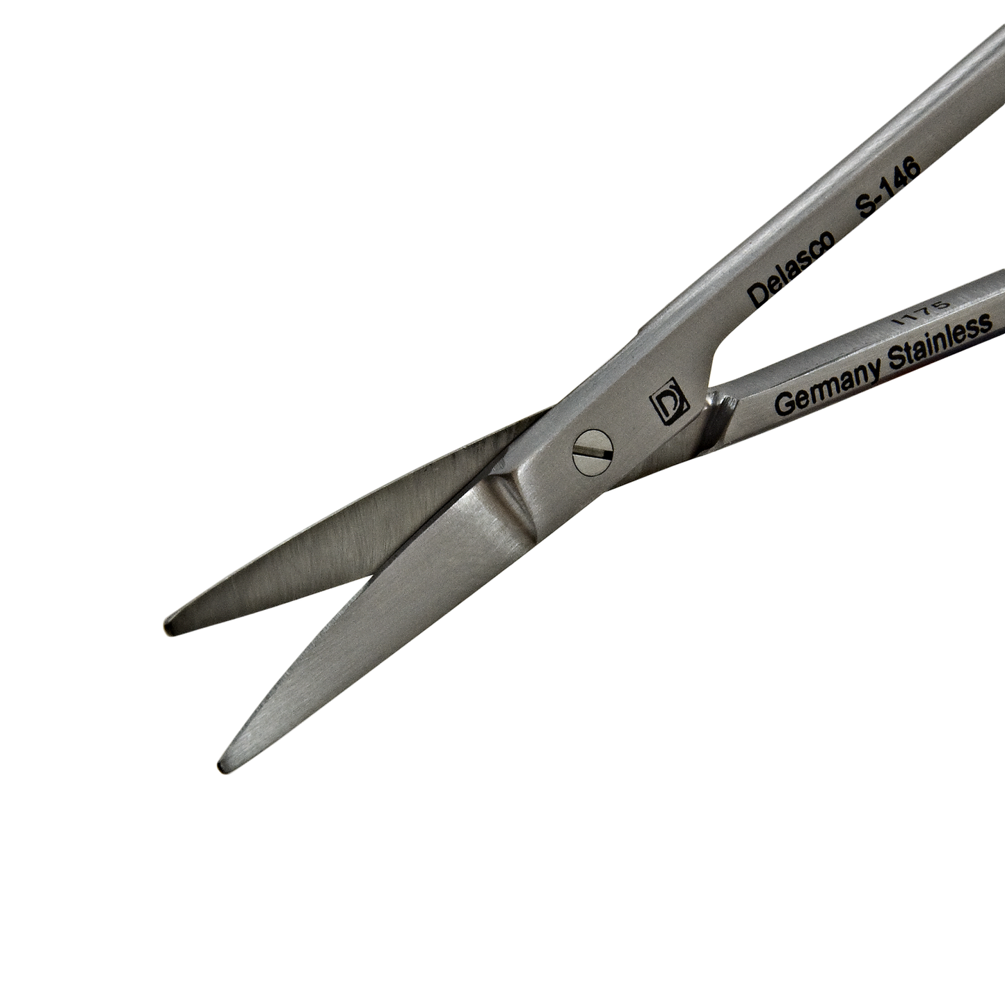 Delasco S-146 Iris Scissors 4.5 in Curved 20mm Blunt/Blunt