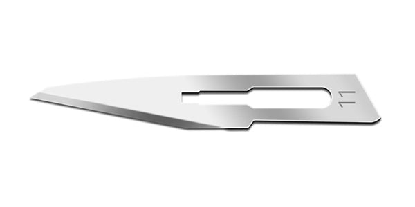 Swann Morton 01SM11 Stainless Steel Sterile Size 11 Blades, Box of 100