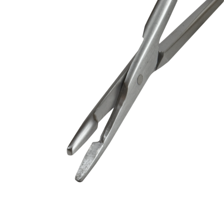 Delasco OH-12 Olsen-Hegar Needle Holder/Scissors 4.75 in Straight 1.5mm Smooth