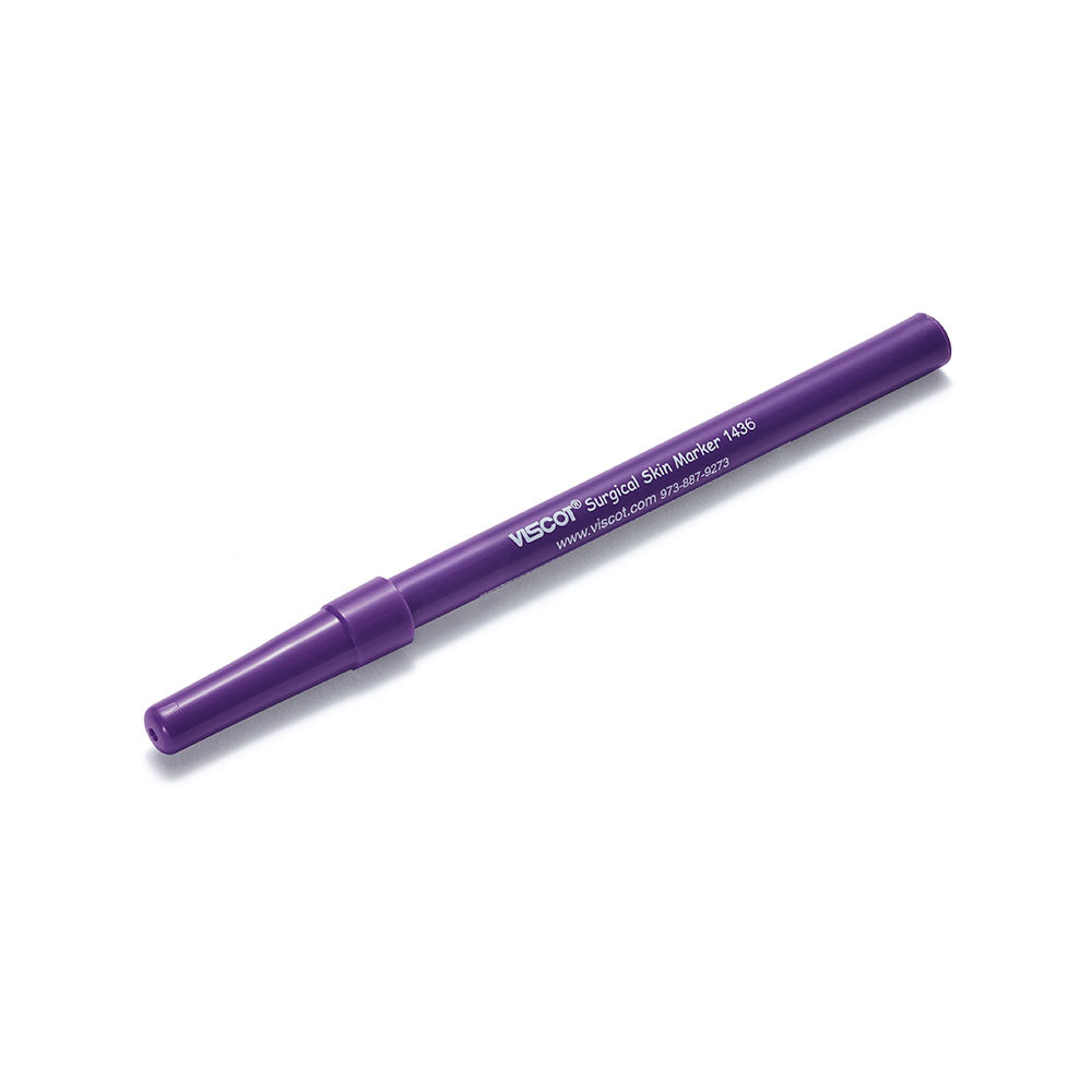 Viscot 1436SR-10 Ultra Fine Gentian Violet Surgical Skin Marker, Sterile, Pack of 10