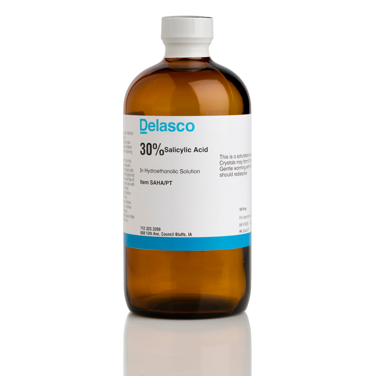 Delasco SAHA/PT Salicylic Acid 30% in Hydroethanolic Solution pint