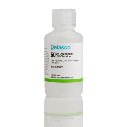Delasco AC/50/2 Aluminum Chloride 50% in Isopropanol 50% 2 oz