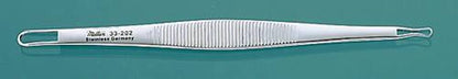 Schamberg Comedone Extractor, 3 3/4 in, Double ended, Extra fine loops, 1 Crimped loop by Miltex