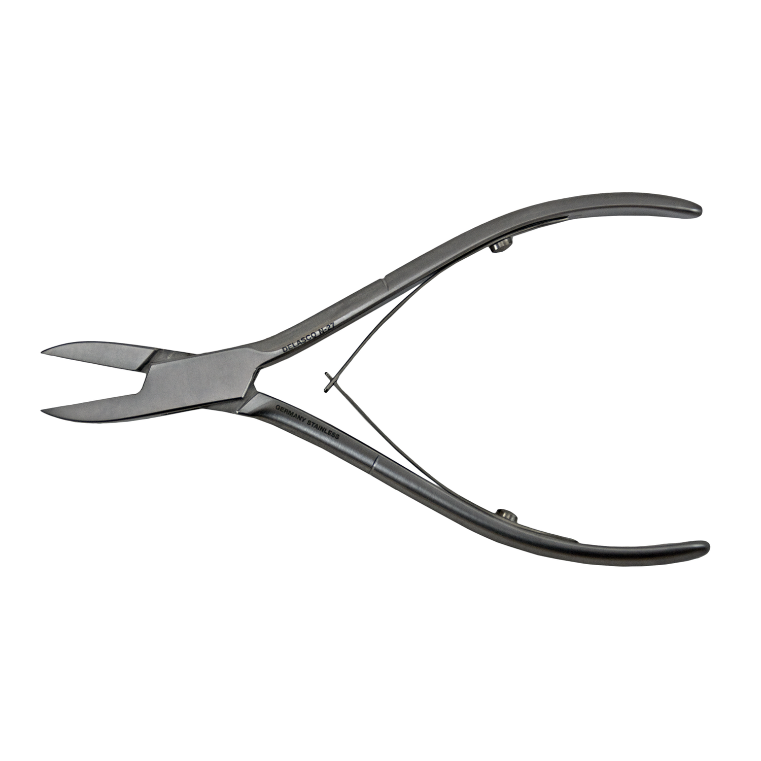 Nail Nipper 6", Straight Jaws, Double Spring, Stainless Steel