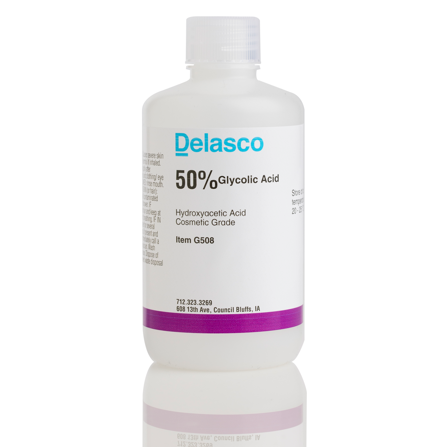 Delasco G508 Glycolic Acid 50% 8 oz
