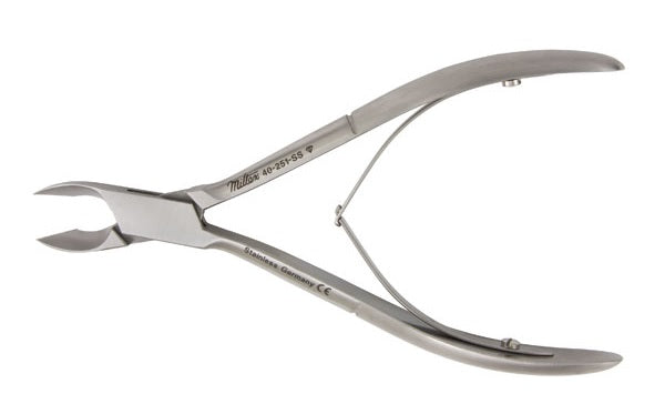 Miltex Nail Nipper 5", Convex Jaws, Double Spring, Stainless Steel