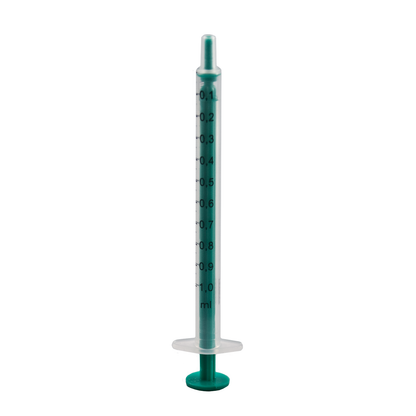 AirTite Products NJ-9166017-02 Norm-Ject 1 ml Polypropylene Luer Slip Tip Capsule Syringe