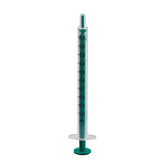 AirTite Products NJ-9166017-02 Norm-Ject 1 ml Polypropylene Luer Slip Tip Capsule Syringe