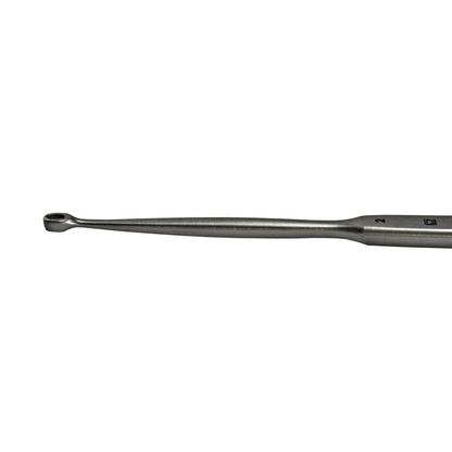 Delasco FC-2 Fox Curette 5.5 in Straight 2mm X 2.9mm Oval