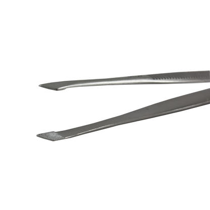 Delasco CF-3 Bergh Cilia Forceps 3.5 in Straight 5mm Serrated