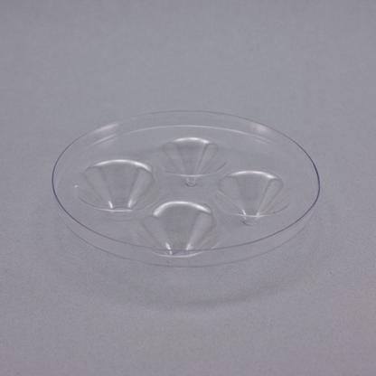 Cryosurgical Lexan Disk with 4 Holes-3.5, 5.5, 8, 10.5mm