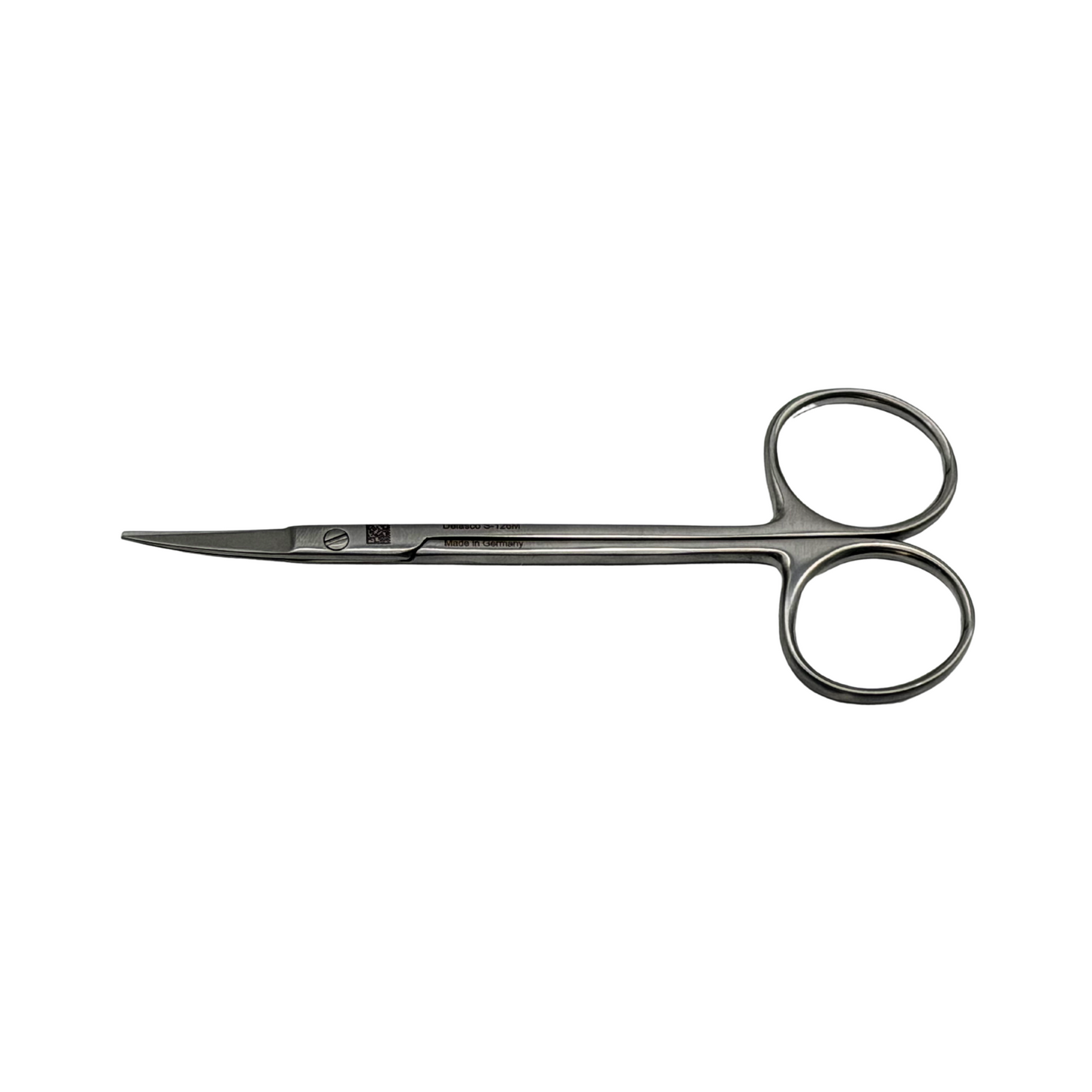 Dextra Curved Iris Scissors, 4 1/2in, Curved, Sharp/Blunt