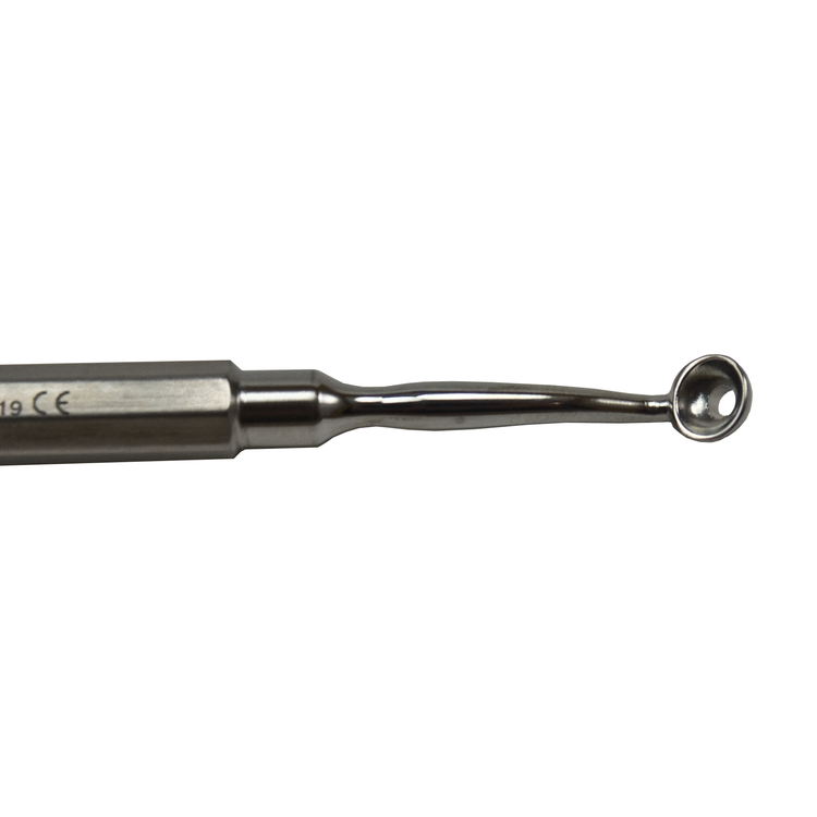 Greg Comedone Extractor, 4.25", Cup Expressor and Replaceable, No. 65 Lancet Blade, by Miltex