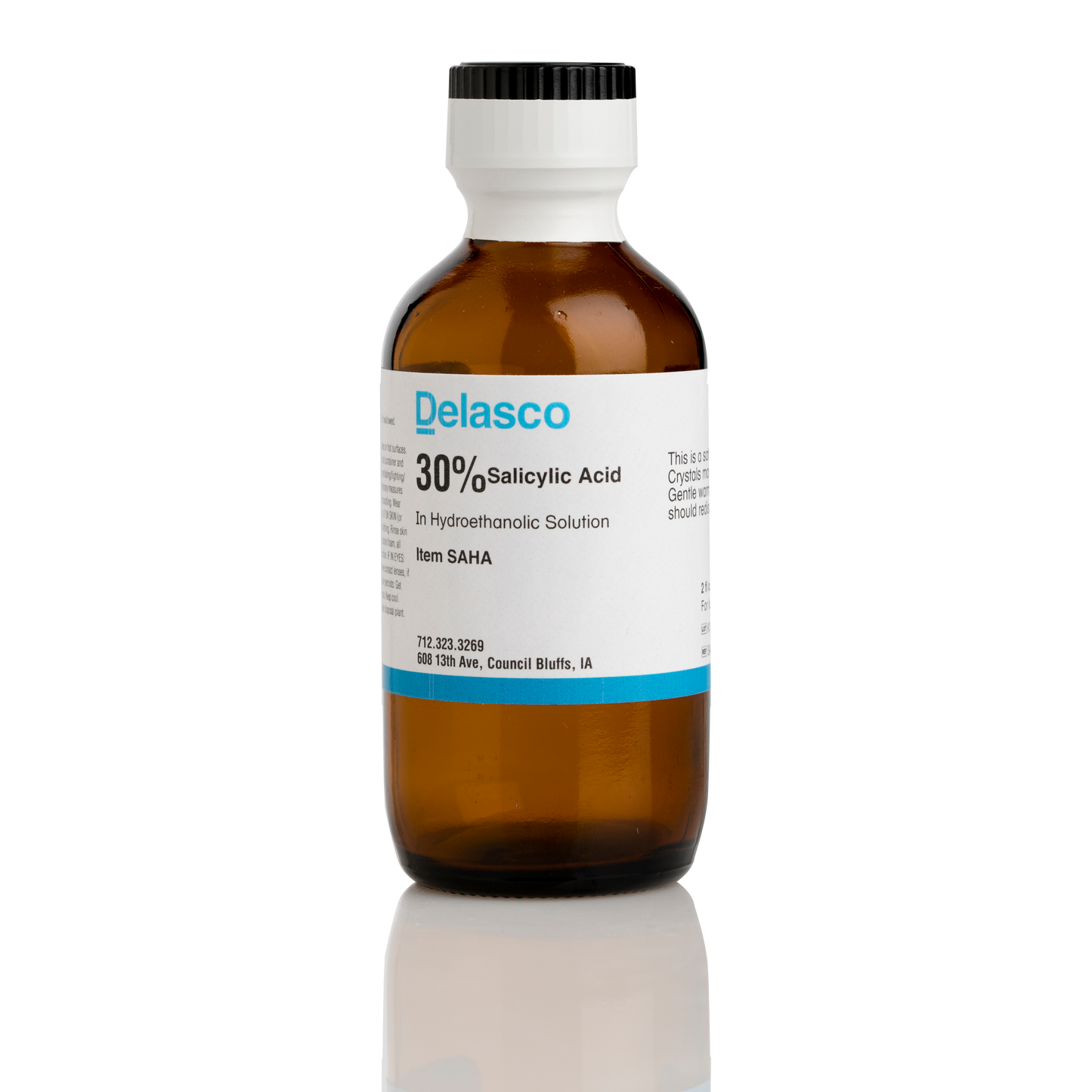 Delasco SAHA Salicylic Acid 30% in Hydroethanolic Solution 2 oz
