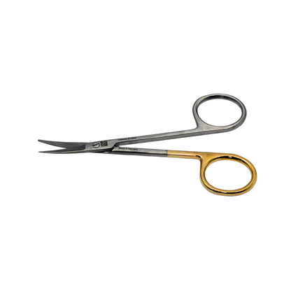 Dextra Curved Iris Scissors, 4 1/2 In, S/B, Super-Cut