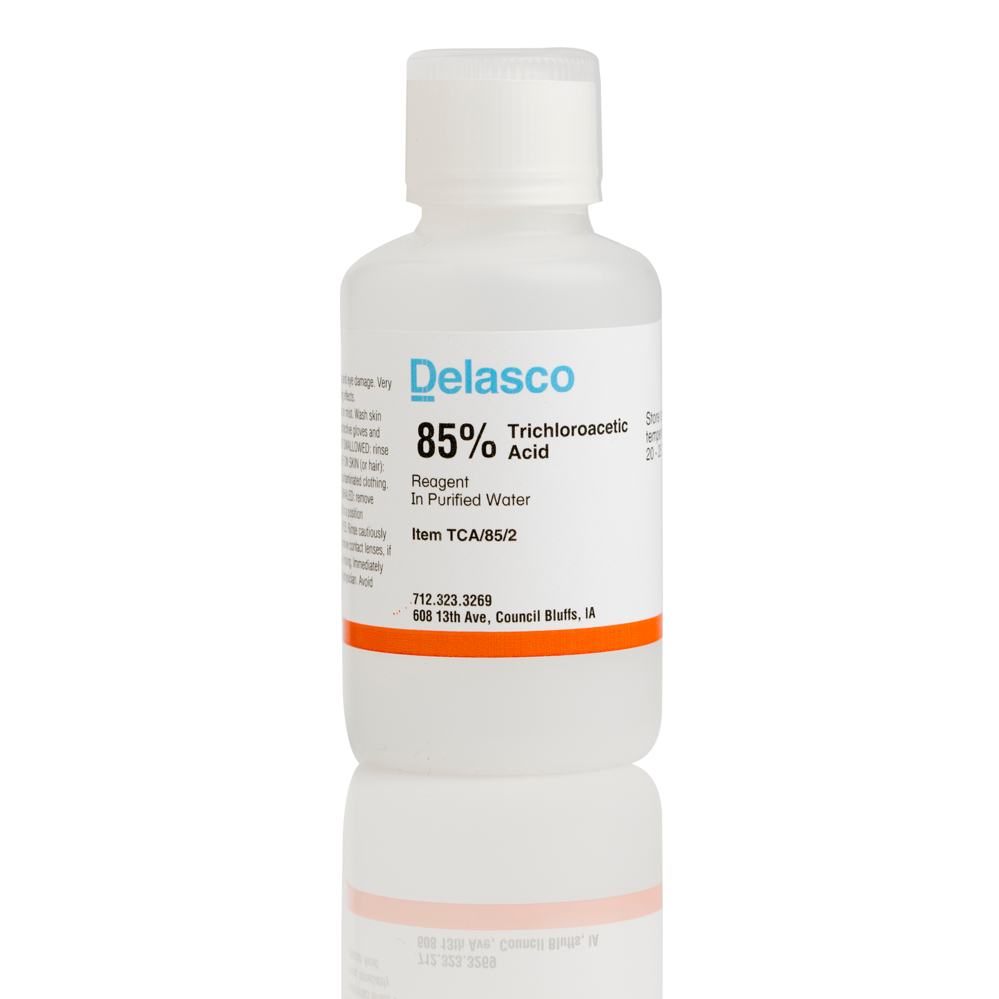 Delasco TCA/85/2 Trichloroacetic Acid 85% 2 oz