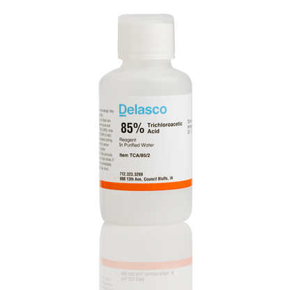 Delasco TCA/85/2 Trichloroacetic Acid 85% 2 oz