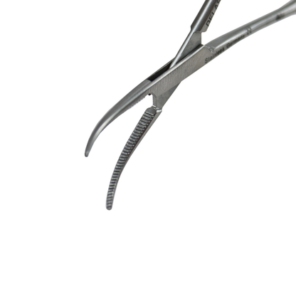 Delasco H-112 Pedifine Mosquito Hemostat 4in, Curved, Extra-Fine