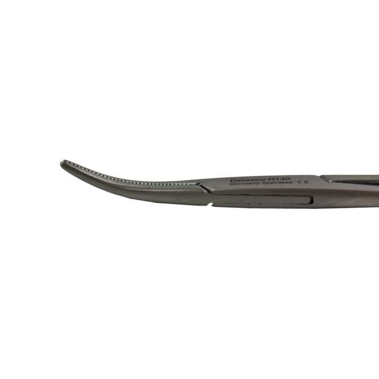 Delasco H-140 Halsted Mosquito Hemostat 5", Curved, Standard