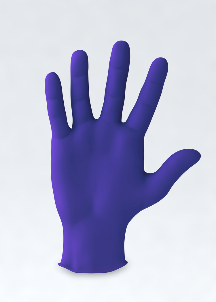 Ventyv Cobalt Blue Walrus Nitrile Gloves