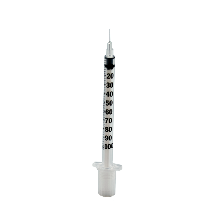 BD 328418 Ultra Fine 1 ml 31 G x 5/16 in. (8 mm) Insulin Syringe with Needle
