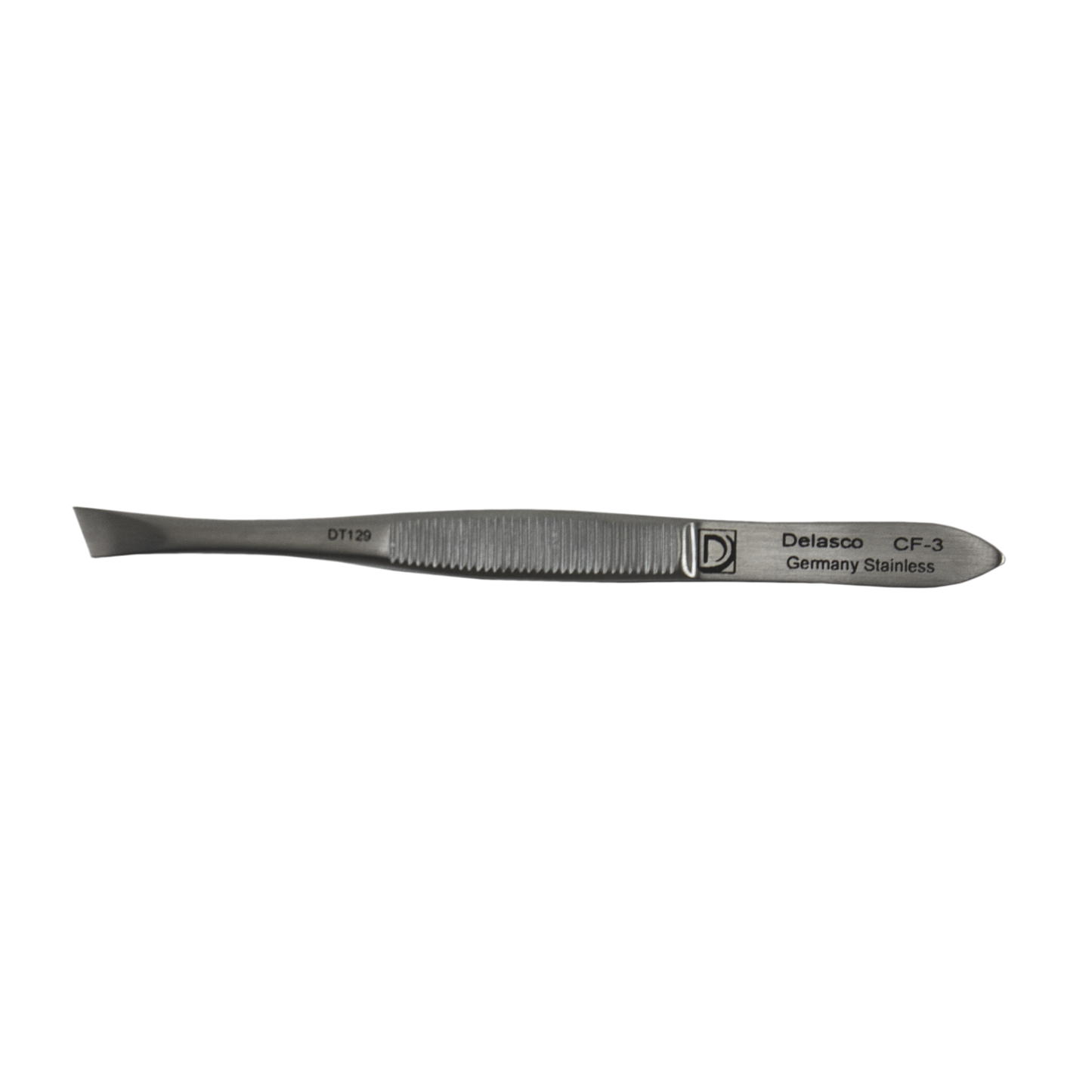 Delasco CF-3 Bergh Cilia Forceps 3.5 in Straight 5mm Serrated